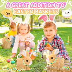 Tagitary bunny with leash for guided, shared play