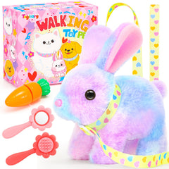 Tagitary plush bunny hopping with sounds for interactive play