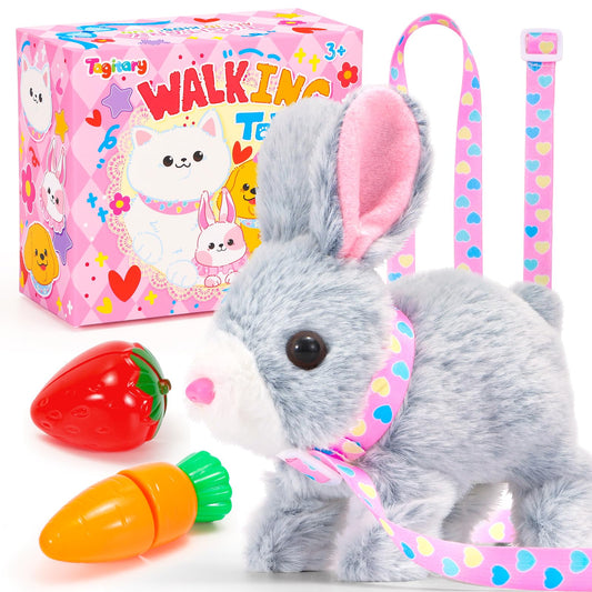 Tagitary plush bunny toy walking for active toddler play