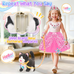 Tagitary plush cat accessories crowns for royal dress-up adventures