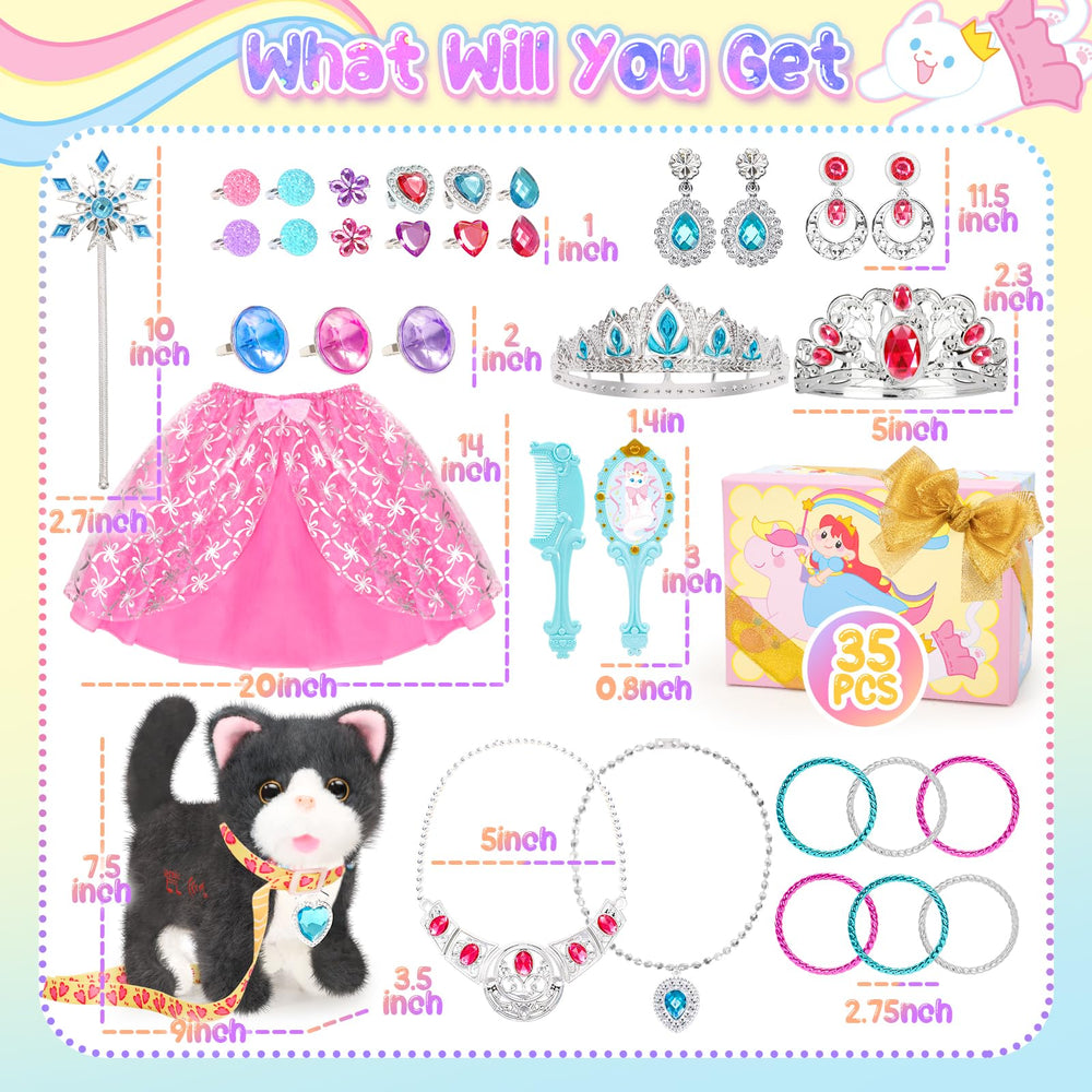 Tagitary plush cat fashion play set sparks imaginative role play
