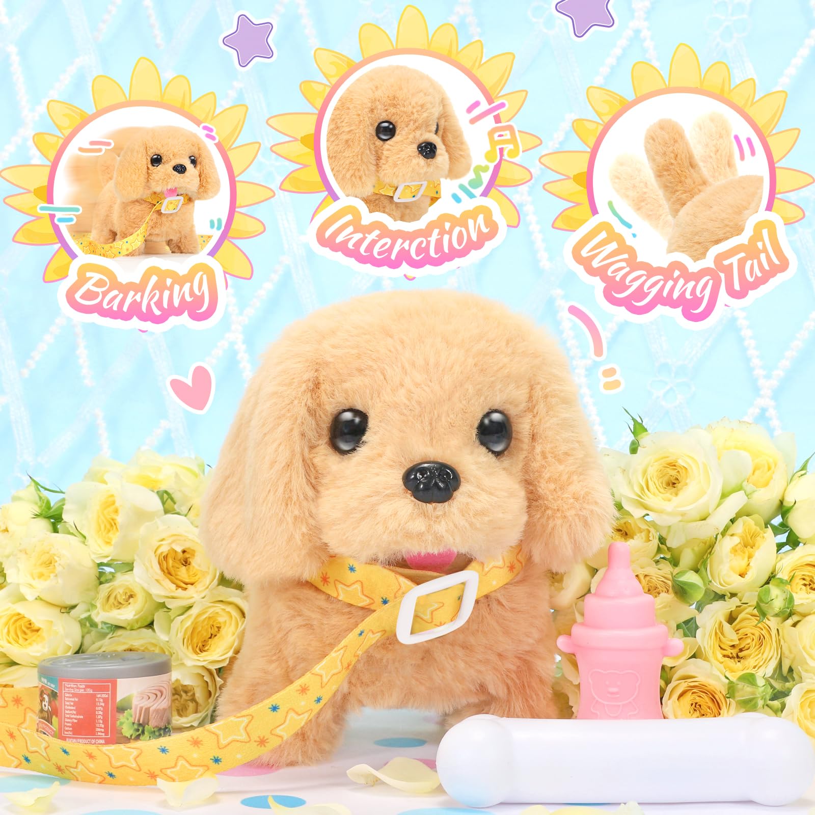Tagitary plush leash attachment showing easy setup for kids and caregivers.