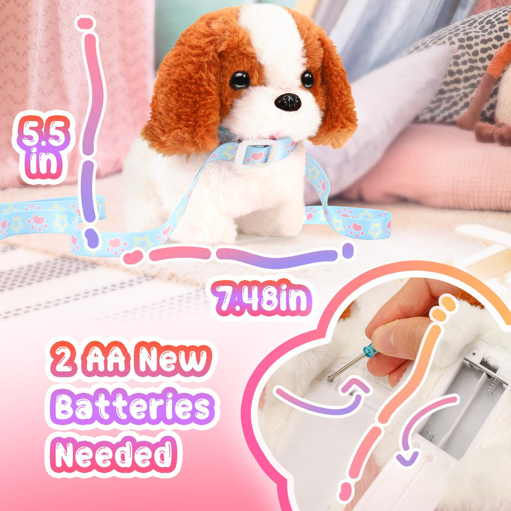 Tagitary plush puppy barking: interactive sound for pretend pets.