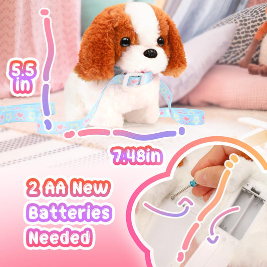 Tagitary plush puppy barking: interactive sound for pretend pets.