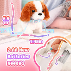 Tagitary plush puppy barking: interactive sound for pretend pets.