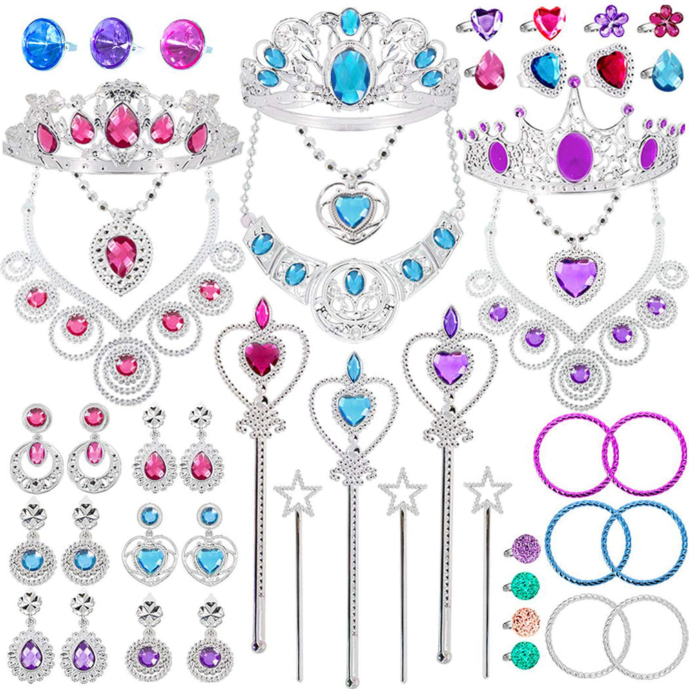 Tagitary Princess crowns for pretend play and imaginative dress-up fun.