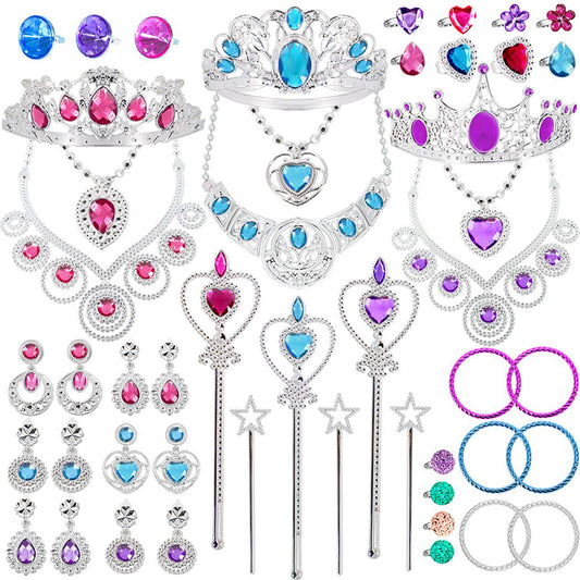Tagitary Princess crowns for pretend play and imaginative dress-up fun.