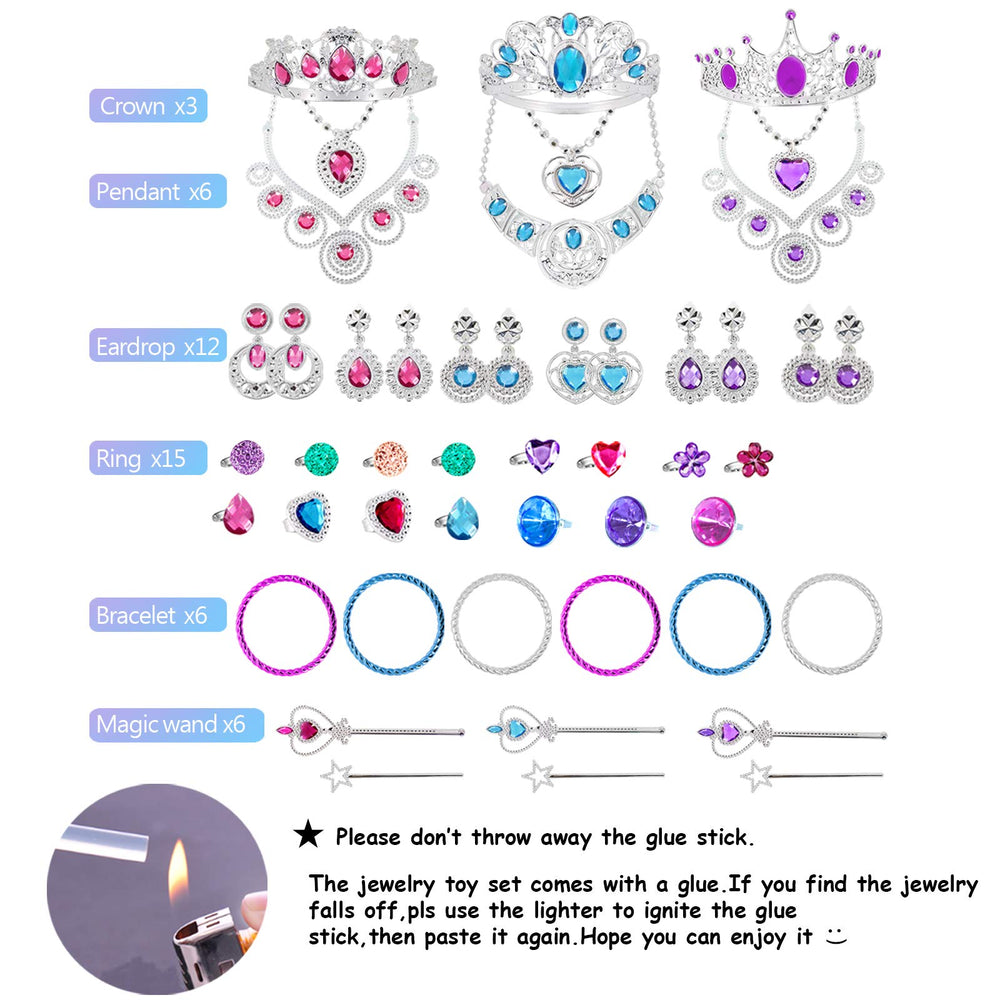 Tagitary Princess jewelry set packaging showcases a gift-ready presentation.