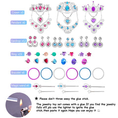 Tagitary Princess jewelry set packaging showcases a gift-ready presentation.