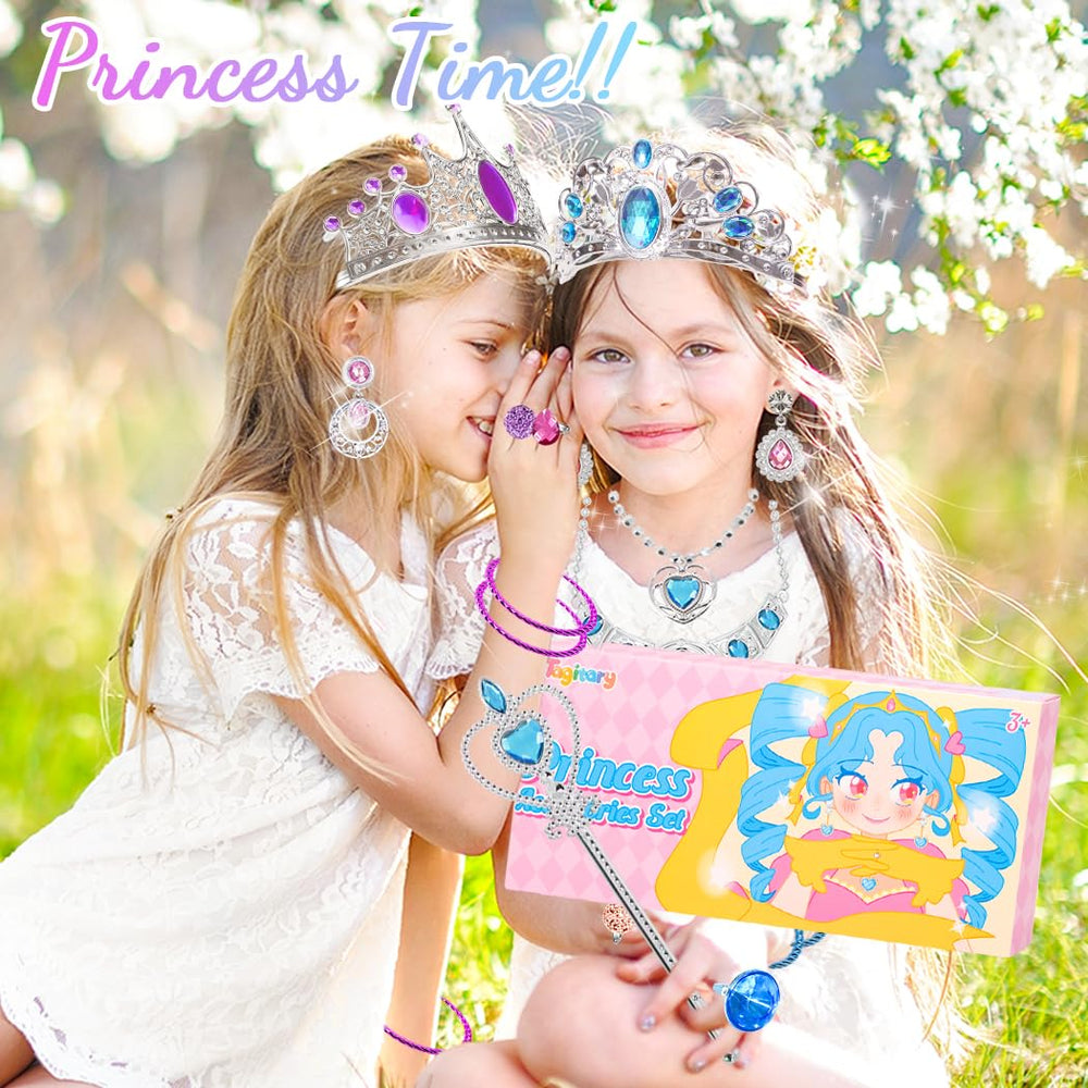 Tagitary Princess rings deliver tiny glittery accents for pretend-princess style.