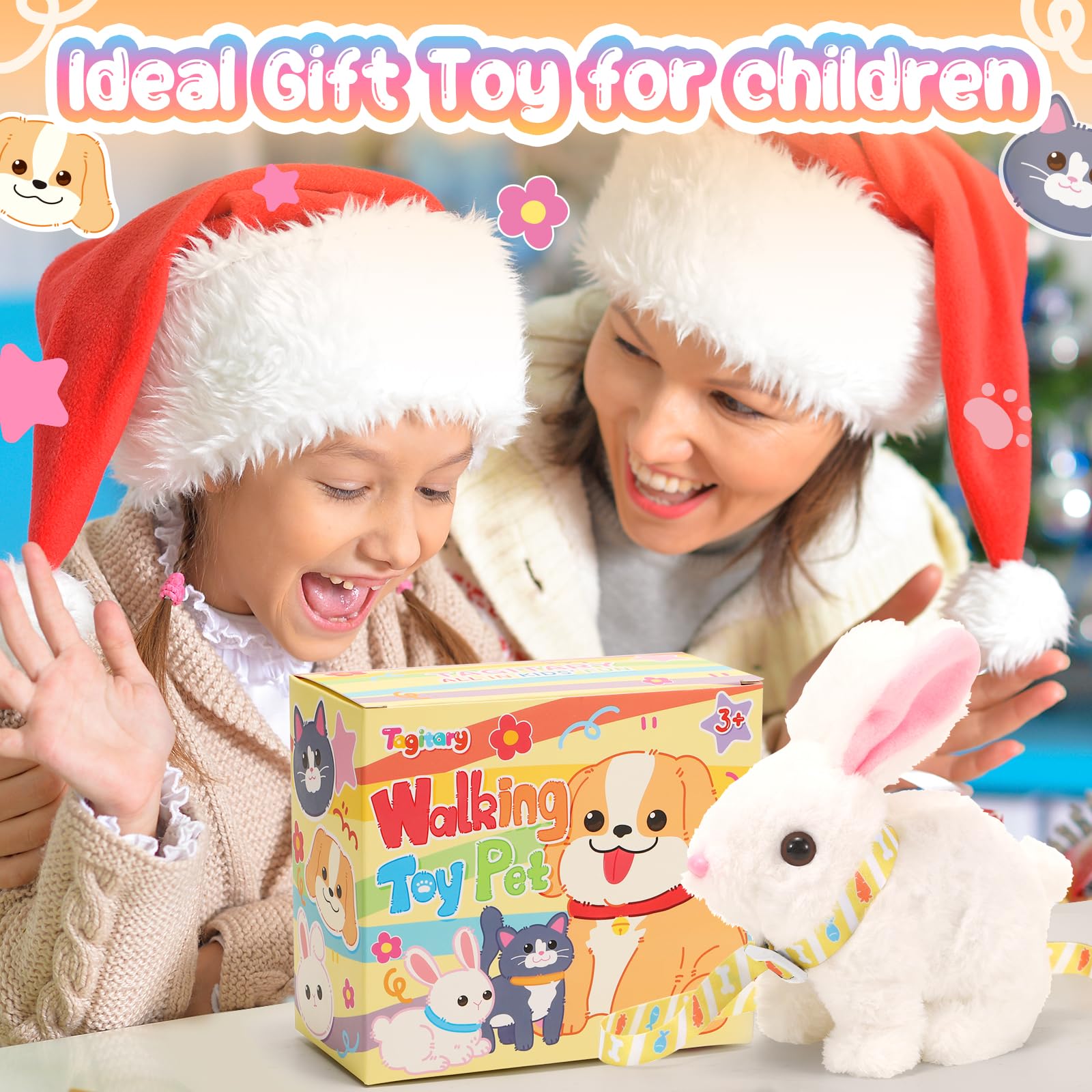 Tagitary rabbit gift-ready packaging ideal for Easter, Christmas or birthdays