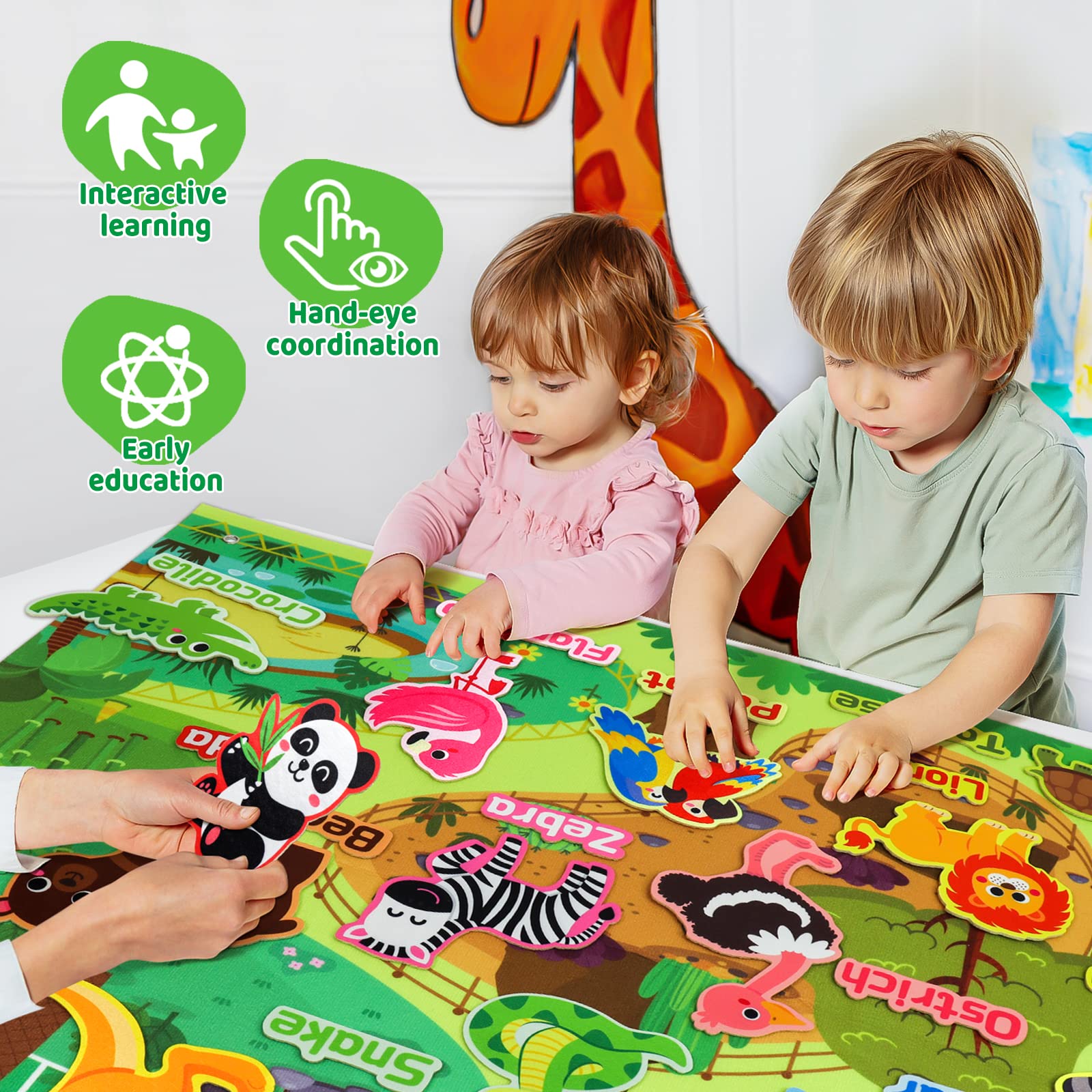 Taika includes 20 species such as Ostrich, Parrot, and Tiger for varied stories.