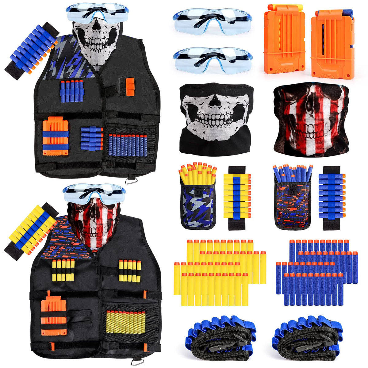 Taiker Nerf Vest Kit with two vests for team play safety.