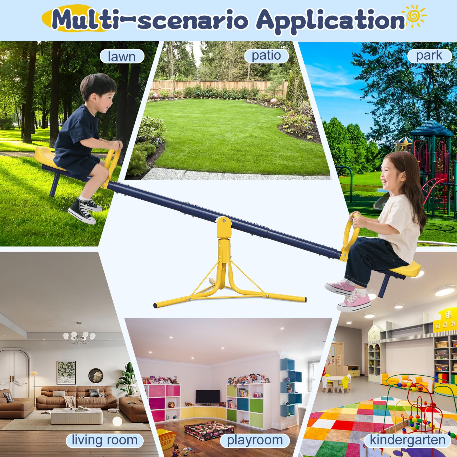 TAILERNRUYE seesaw assembly is quick and straightforward.