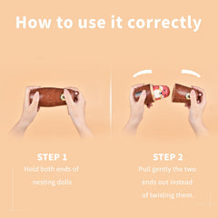 TAILERRI nesting dolls handmade finish, smooth and safe for young hands.