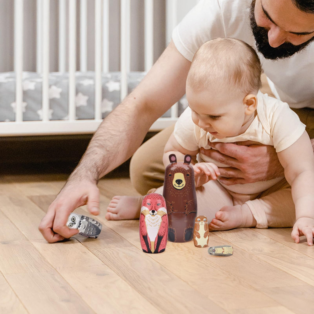TAILERRI nesting dolls stacked design, playtime and display in one compact set.