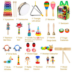 Taimasi wooden shaker instruments for playful rhythm exploration and sensory development