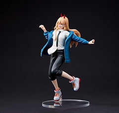 Taito Chainsaw Man Power Prize figure back view showing detailed cape.