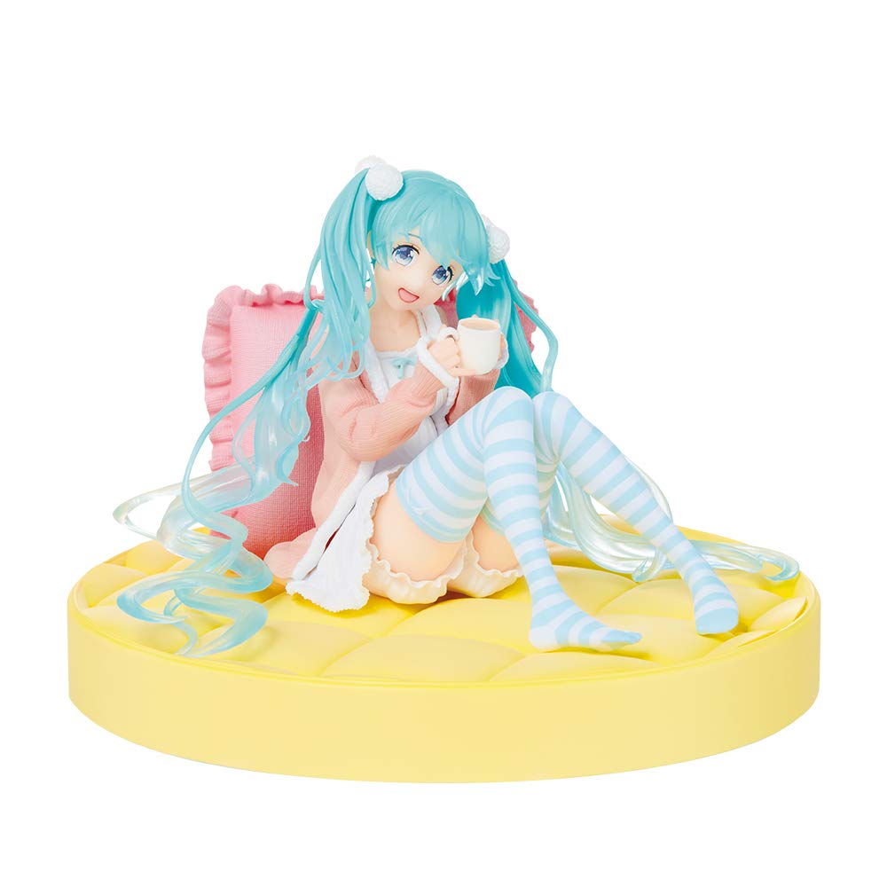 Taito Hatsune Miku action figure in casual clothes for display and collection.