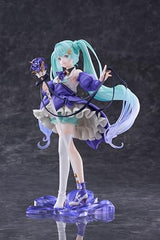 Hatsune Miku AMP+ figure with base stand for secure display