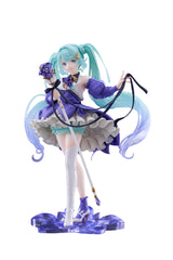 Taito Hatsune Miku AMP+ figure in full-figure display for collection showcases