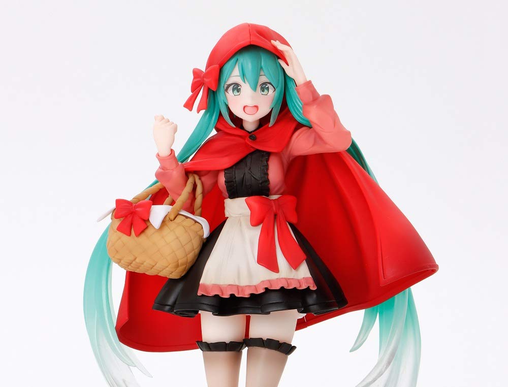 Taito Hatsune Miku Wonderland Little Red Riding Hood figure, authentic display piece for fans.