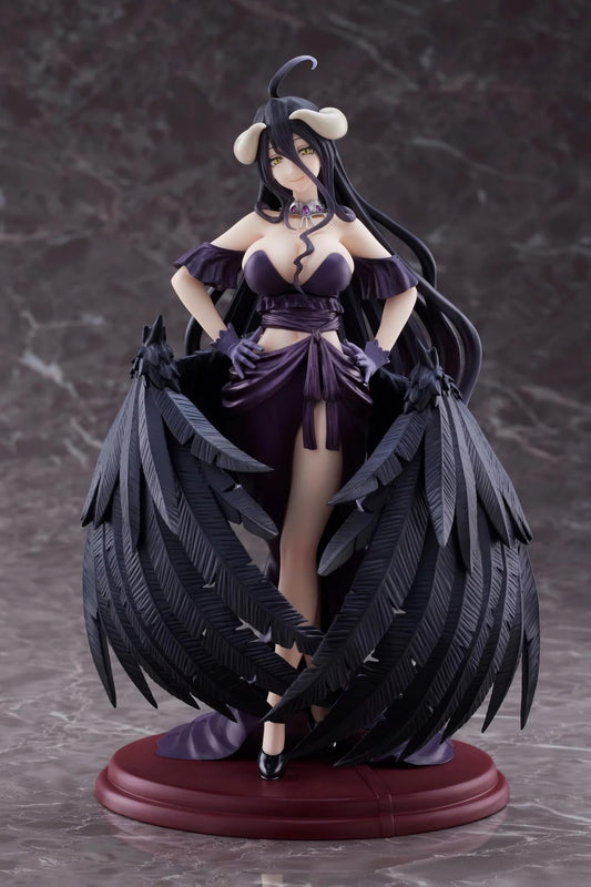 Taito Overlord IV Albedo black dress AMP+ figure for display and collection.