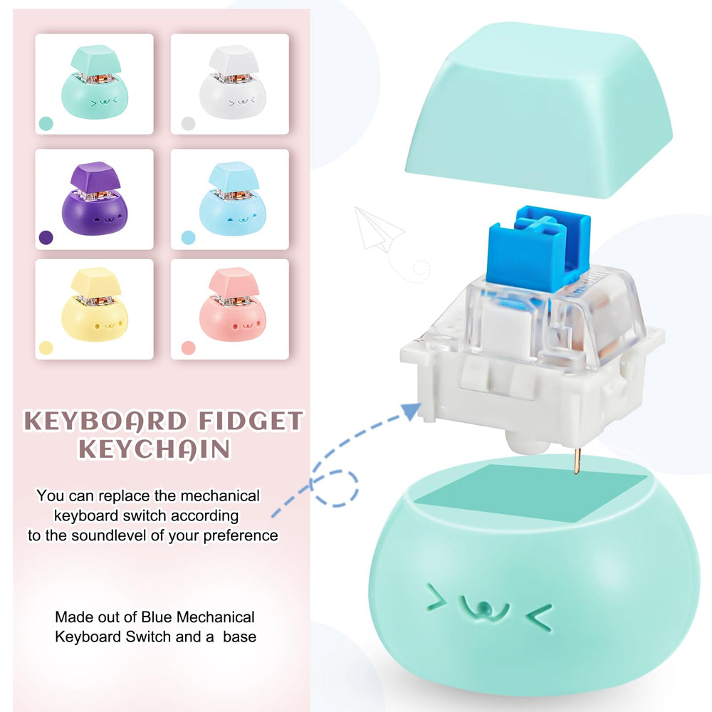 Taiyin Keyboard Toy Clicker on desk, a charming decor and focus aid