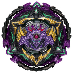 Takara Tomy Beyblade Lucifer End Emperor Dr in-battle stance shows dynamic action potential.