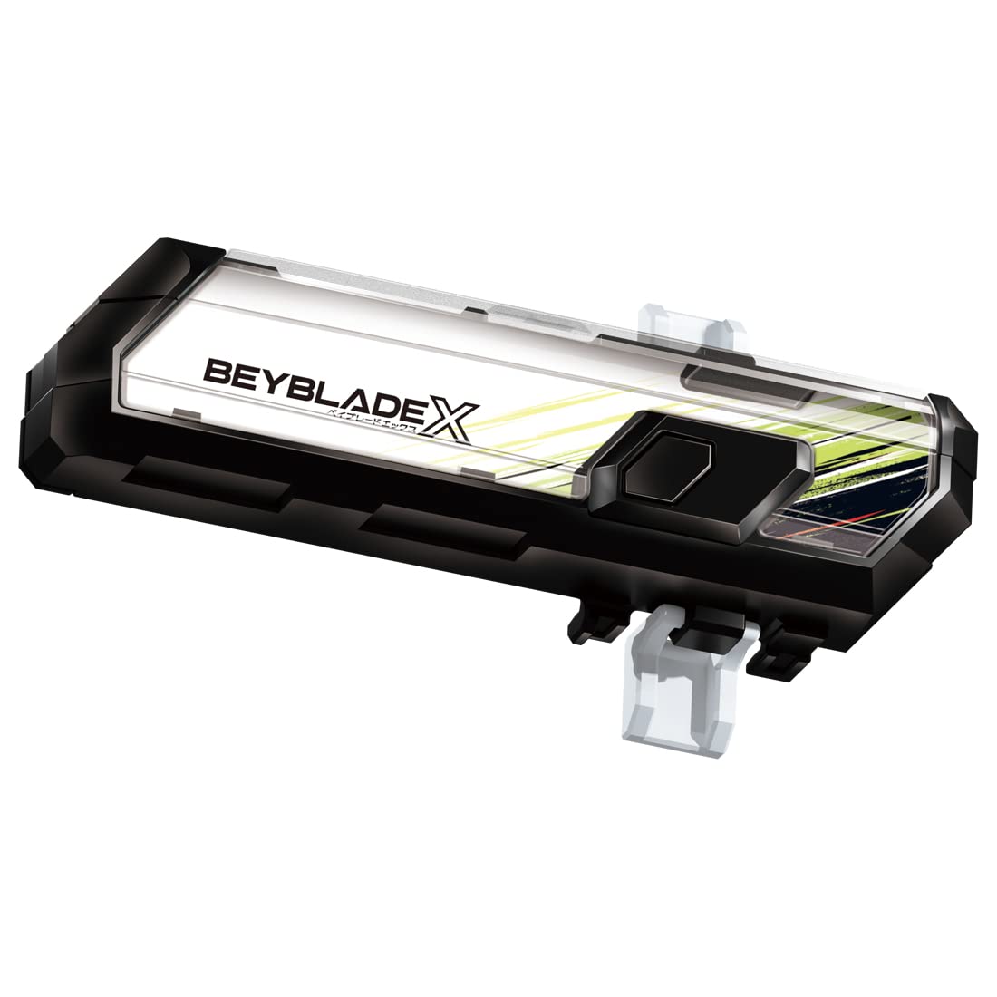 Takara Tomy Beyblade X BX-09 pack shot showcases the Bey Battle Pass for fast battles