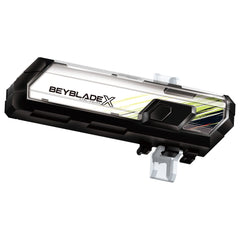 Takara Tomy Beyblade X BX-09 pack shot showcases the Bey Battle Pass for fast battles