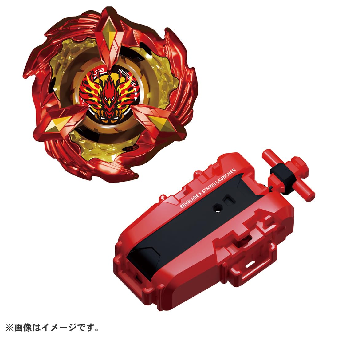 TAKARA TOMY Beyblade X BX-23 starter with color string launcher