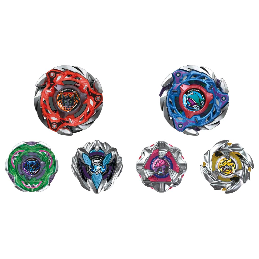 Takara Tomy Beyblade X CX-08 front view blade, built for fast battles.