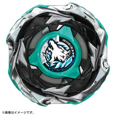 Takara Tomy Beyblade X CX-10 Booster Wolf Hunt action shot for dynamic spins