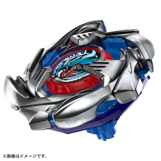 TAKARA TOMY Beyblade X left-turn launcher L enables precise starts in battles.