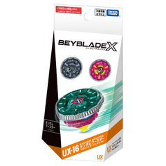 Takara Tomy Beyblade X UX-16 Clock Mirage in action-ready pose for battles.