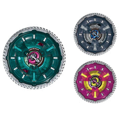 Takara Tomy Beyblade X UX-16 Clock Mirage booster packaging view highlights mystery parts.
