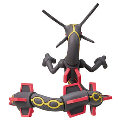 Takara Tomy Moncolle ML-31 Black Rayquaza side view perfect for dioramas and photography.