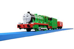 TAKARA TOMY Plarail Henry front view, durable motorized train for imaginative play.