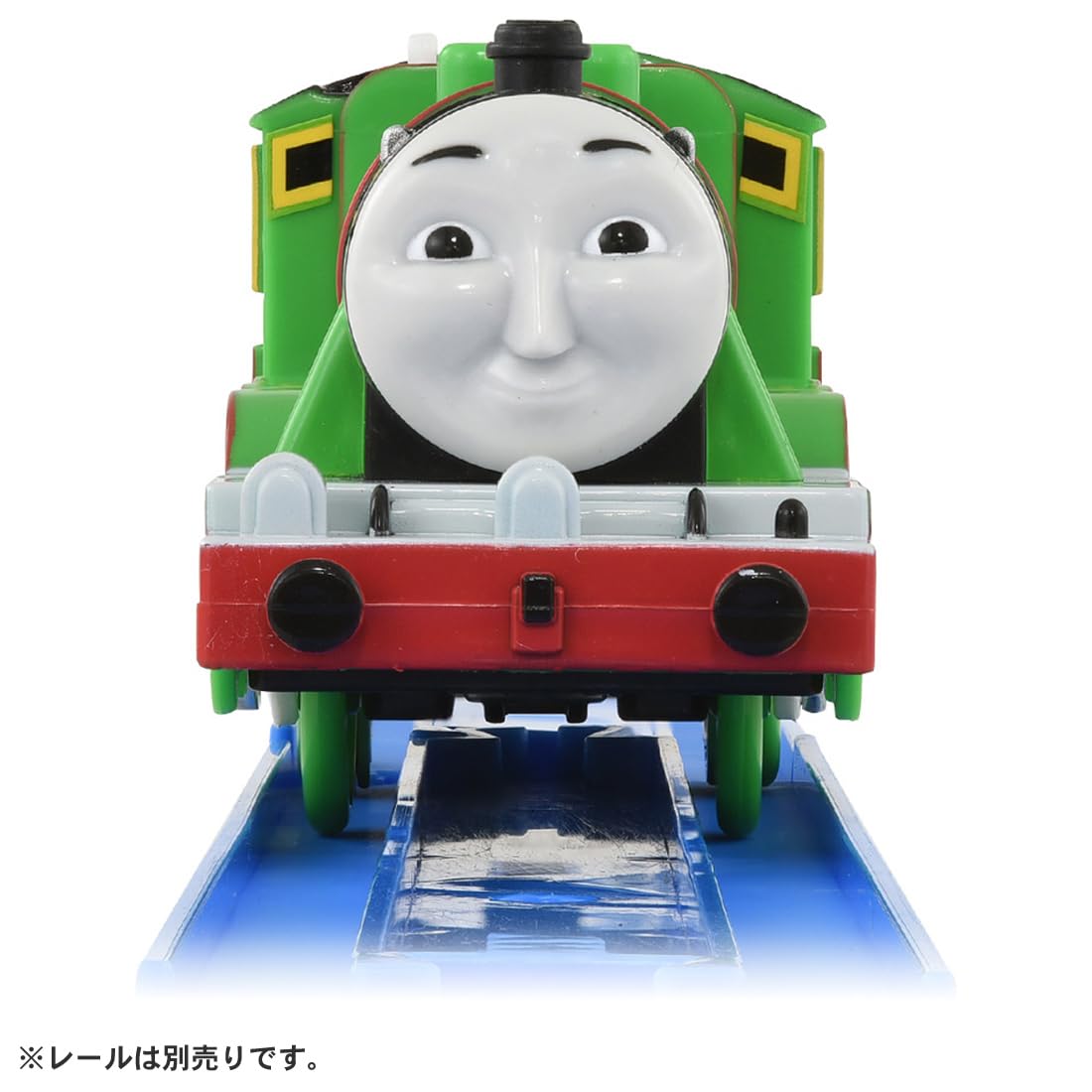 Tansuisha figure with two eyes adds charm to Plarail scenes.