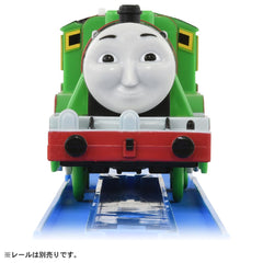 Tansuisha figure with two eyes adds charm to Plarail scenes.