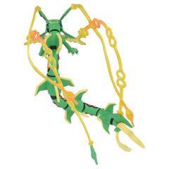 TAKARA TOMY Mega Rayquaza wings capture a dynamic mid-flight pose for display.