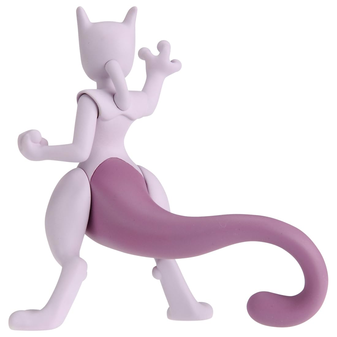 Takara Tomy Mewtwo MonColle ML-20 hand pose enables dynamic scenes.