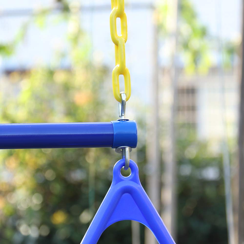 Take Me Away adjustable chain height lets you tailor reach and challenge.