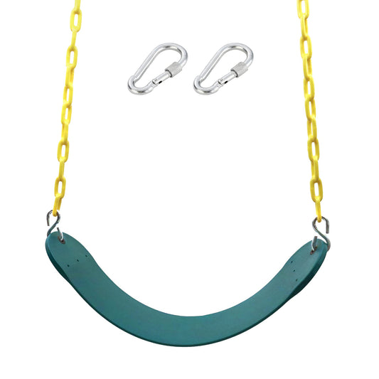 Take Me Away heavy-duty swing seat with 66-inch chain coated for safe outdoor play.