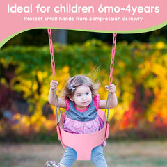 Take Me Away pink swing seat all-inclusive bundle with seat and chains
