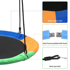 Take Me Away saucer tree swing seat kids playing together outside