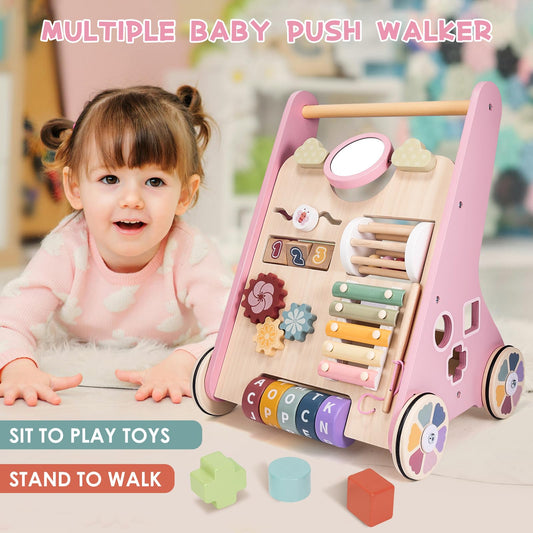 Takeeyce adjustable-speed walker highlights safe first steps through easy speed tuning.