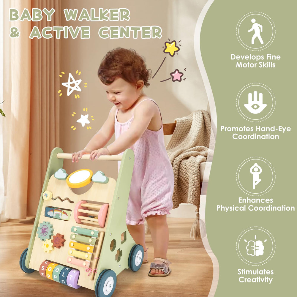 Takeeyce wooden-walker-safety-materials crafted from natural wood with smooth finish.