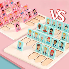 Taken All Guess Game wooden board in use during a family game night